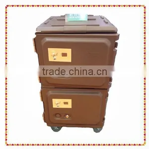 Double Doors Plastic Food Heated Cabinet, Electric Heated Food Warmer thumbnail-2