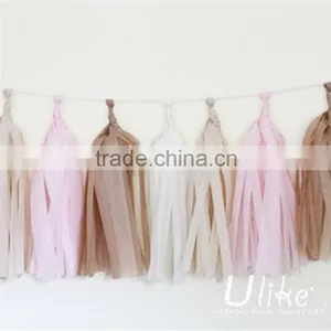 Bulk Diy Tissue Tassel Garland Tissue Paper Garland thumbnail-2