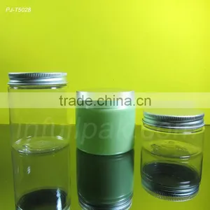 56mm Round Plastic Jar With Black Lid/silver Lid thumbnail-2