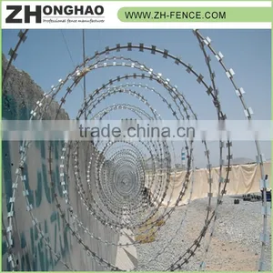 Powder Coated Eco-friendly Galvanized Iron Razor Fence Wire thumbnail-5