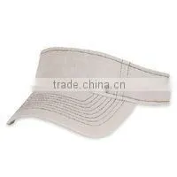 Promotional Caps & Hats,Promotional Visors,Washed Heavy Cotton Twill Contrasting Stitching Visor thumbnail-1