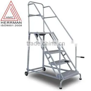 (HERRMAN)Industrial Steel Rolling Ladders thumbnail-1