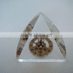 Crystal Crafts Promotional Crystal Desk Clock thumbnail-1