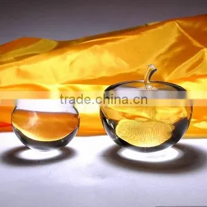 Christmas Craft for Christmas Gift Decoration Crystal Apple thumbnail-1