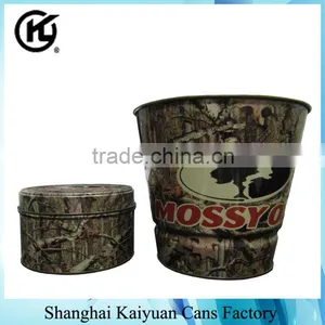 High Quality Round Wax Gift Candle Bucket Tin Can Box (various Lids and Printing) thumbnail-5