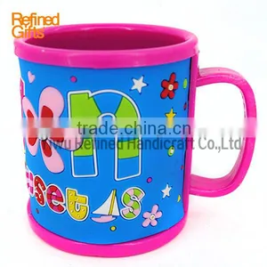 Menufacture China PVC Rubber Coffee Cup Mug Flower Mugs Promotional Gift thumbnail-5