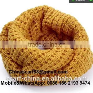 Cheap Hollow Knitted Wool Scarves Wholesale thumbnail-5