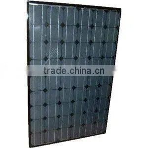 Black Frame Mono Solar Panel thumbnail-1