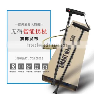 2 Ways Talking SOS Key App Tracking Barrier-free Smart Cane GPS Tracker Smart Walking Stick thumbnail-5
