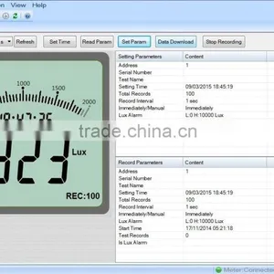 DIGITAL DATA LOGGING LIGHT LUX METER 200,000 LUX 20,000 FC INC SOFTWARE & LEAD INTERNAL MEMORY DATA LOGGER AUTO RANGING TL-600 thumbnail-6