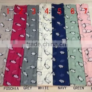 YiWu Factory Newest Fashion Hot Sale High Quality Ladies FOLWER100% Pashmina Scarf thumbnail-4