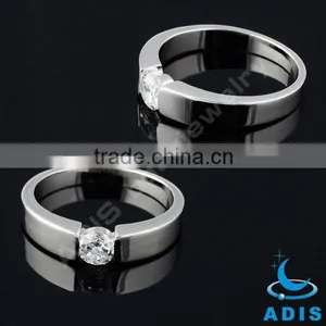 Brass Prong Zircon Stone New Style Fashion Jewelry Simple Finger Ring thumbnail-6