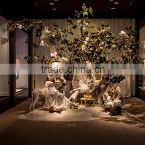 Customized Artificial Tree Trunk Props Shop Exterior Display Decoration Visual Merchandising thumbnail-1