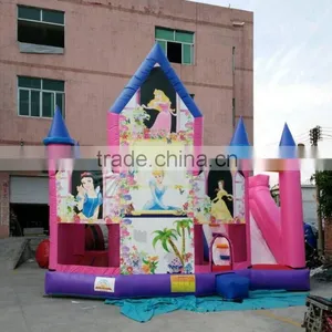 Hot Commercial Princess Inflatable Bouncer Castle thumbnail-4
