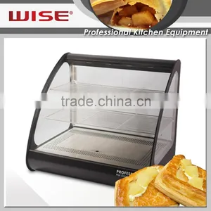 Hot Selling Commercial Black Mirror Steel Warming Showcase Restaurant Use thumbnail-2