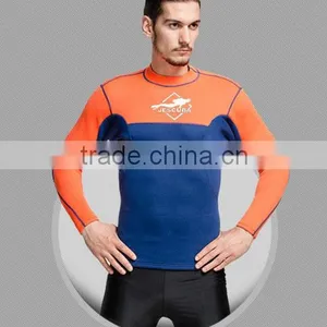 Diving Scuba Long Sleeves Wetsuit T-shirt for Men Keep Warm UPF 50+ thumbnail-5