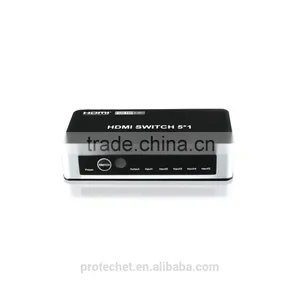PREMIUM 5 PORTS HIGH SPEED HDMI SWITCHER WITH IR WIRELESS REMOTE SUPPOET 1080P V1.3 INDIA MARKET CHEAP PRICE thumbnail-5