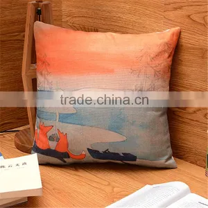 Printed Decorative Throw Pillow Covers Seat Cushion Cover thumbnail-1