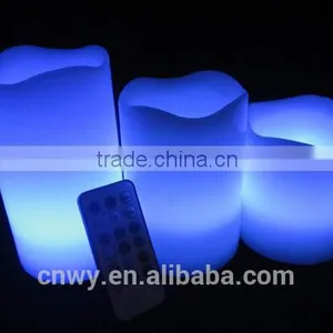 Hot Sale Color Changing Flameless Led Candle With Remote Control, Led Wax Candle Light thumbnail-3