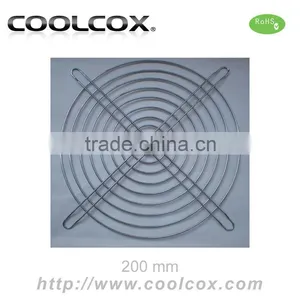 CoolCox 200mm Fan Finger Guard CCFG20CM,nichrome Material,fan Guard,RoHS Compliant thumbnail-1