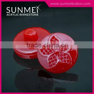 Fashion Candy Color Shank Flower Acrylic Buttons thumbnail-2