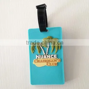 Embossment Soft PVC Travel Name Tag For Kid Travel thumbnail-2