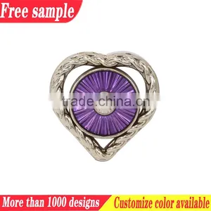 Fashion Footwear Accessories Plastic Shoe Buckle Heart Design Slipper Decoration thumbnail-1