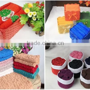 Pantone Colored 100 Cotton Terry Face Towels Gift Packing Set From Suppliers thumbnail-1