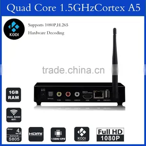 Hot Amlogic S805 Quad Core Android 4.4 tv Box T6 Support Bluetooth 4.0, 4K*2K, XBMC, 1G+8G Smart Android 4.4 T6 Payment Accept thumbnail-5