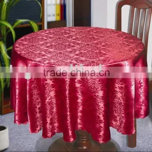 182CM RD + 10PCS 40*40CM - POLYESTER TABLECLOTH thumbnail-1