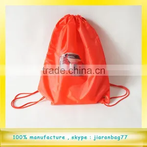 Customized 210D Polyester Drawstring Backpack thumbnail-1