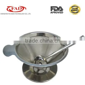 3% Discount 304 Stainless Steel Pour Over Coffer Dripper thumbnail-1