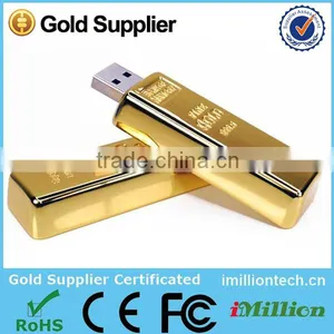 China Professional Manufacture Gold Bar Usb Flash Drive thumbnail-5