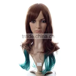 Factory Price Cheap Full Lace Wig Synthetic Long Wig Display Mannequin Head Wig thumbnail-4