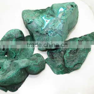 Natural Malachite Rough Gemstone Also Called Kidney Stone thumbnail-2