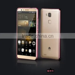 Metal Bumper Aluminum Phone Case for Huawei Y635 Smart Cover Case for Huawei Ascend Mate 7 thumbnail-1
