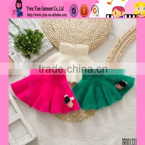 Fashion Hot Fur Expansion Skirt Dress Custom Top Quality Low Price New Girl Dress 2015 thumbnail-1