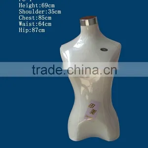 Female Bust Dress Form Mannequin With Metal Cap thumbnail-1