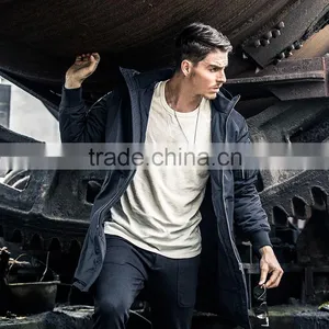 Classic Knee Length Warm Winter Overcoat Long Mens Coat thumbnail-2