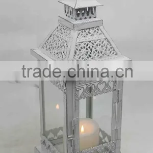 Chinese High-level Wholesale White Metal Lantern for Garden Decoration thumbnail-2