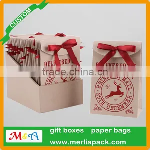Pack of 24 x Christmas Gift Bags Santa Claus Paper Trick or Treat Bags thumbnail-2