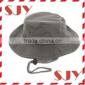 Mens Summer String Safari Hat Cap Wholesale Bucket Hat thumbnail-1