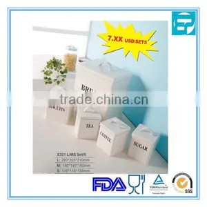 Stainless Steel High Quality Red Container Sets thumbnail-1
