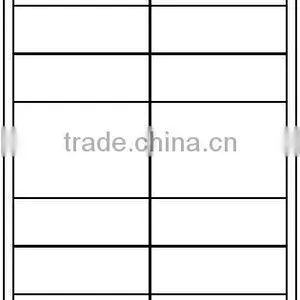 Self Adhesive White Address Label 99 x 34 mm (with Margin) thumbnail-1