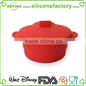 Disney Audited Factory for Portable Silicone Collapsible Bowl With Cover Lid thumbnail-1