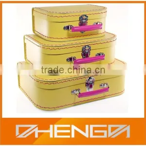 Hot Quality Customized Made-In-China Yellow Kids Mini Suitcases (ZD2014-M022) thumbnail-1