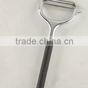 Zinc Alloy With Plastic Handle and Stainless Steel Potato and Apple Peeler,kitchen Gadget thumbnail-1