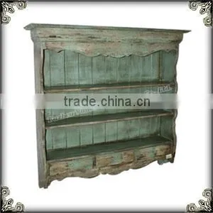 Vintage Ancient Wooden Wall Shelf thumbnail-1