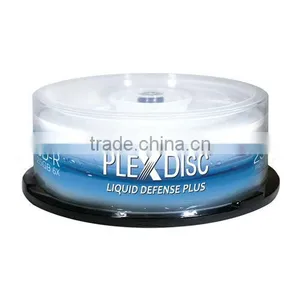 PlexDisc 6x 25GB Liquid Defense Plus Glossy White Inkjet Hub Printable BD-R 25 Packs Disc thumbnail-1