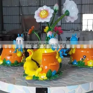 Hot Sale New Amusement Park Equipment Outdoor Playground Equipment Honey Pot Merry go Round Kiddie Ride thumbnail-3